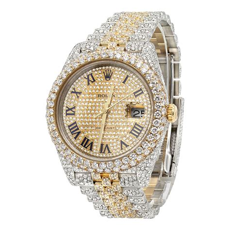 ebay mens watches fake diamonds red|watches with faux diamonds.